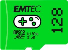 Memriakrtya microSD 128GB UHS-I/U3/V30/A1 Emtec Gaming #1