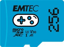 Memriakrtya microSD 256GB UHS-I/U3/V30/A1 Emtec Gaming #1