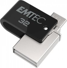 Pendrive 32GB USB 2.0 USB-A/microUSB Emtec T260B Mobile&Go #1