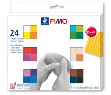 Gyurma kszlet 24x25g gethet Fimo Soft Basic 24 klnbz szn #1