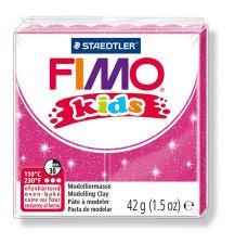 Gyurma 42g gethet Fimo Kids glitteres rzsaszn #1