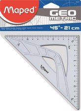 Hromszg vonalz manyag 45 21cm Maped Geometric #1