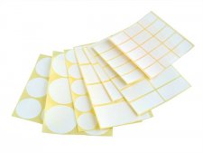 Etikett k�ralak� 40mm �tm�r� 60 etikett/csomag #1