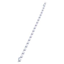 Spir�l m�anyag 6mm 10-20lap 100db/csom. feh�r Victoria #1