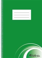 Spir�lf�zet A4 sima 70lap Victoria #1