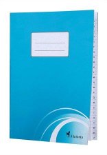 F�zet mutat� A4 vonalas 80lap regiszteres puhafedeles Victoria #1