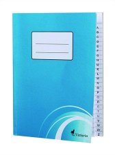 F�zet mutat� A5 vonalas 80lap regiszteres puhafedeles Victoria #1