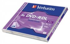 DVD+R lemez ktrteg 8,5GB 8x norml tok Verbatim Double Layer #1