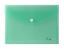 Irattart� tasak A5 PP patentos Victoria Office z�ld #1