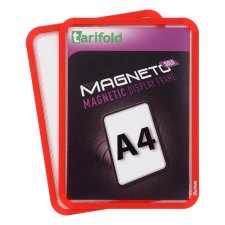 Mgneses keret A4 Tarifold Magneto Solo piros #1