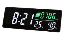 Idjrs lloms LED kijelzvel falra szerelhet Alba fekete #1