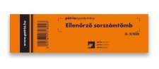 Ellenrz sorszmtmb D.2 100 lapos 146-40mm zld #1