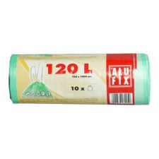 Szemeteszsk 120l zrszalagos (zld) HDPE 10db Alufix 20mic. #1